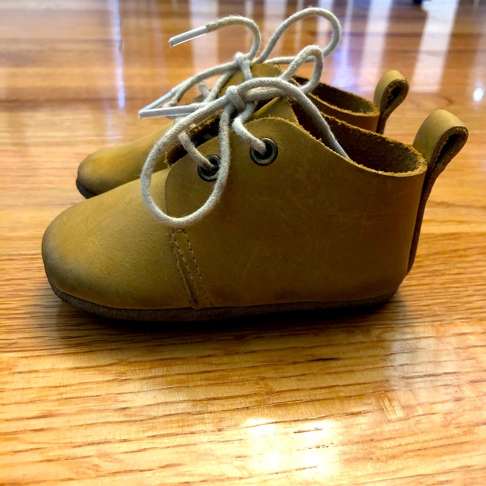 Piper Finn Leather Oxfords Soft Sole Infant Shoes